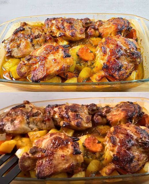 Chicken Thighs and Potatoes
