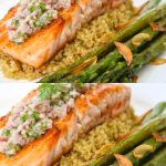 Grilled Salmon with Quinoa and Asparagus